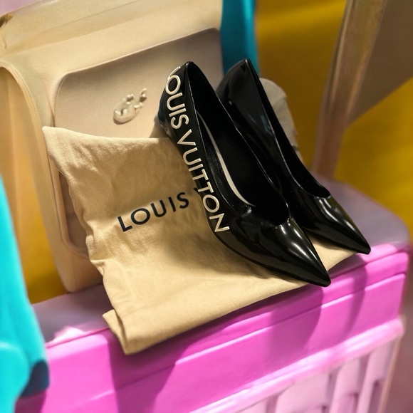 LOUIS VUITTON Call Back Pumpes 'Glossy Black’ - Picture 2 of 9